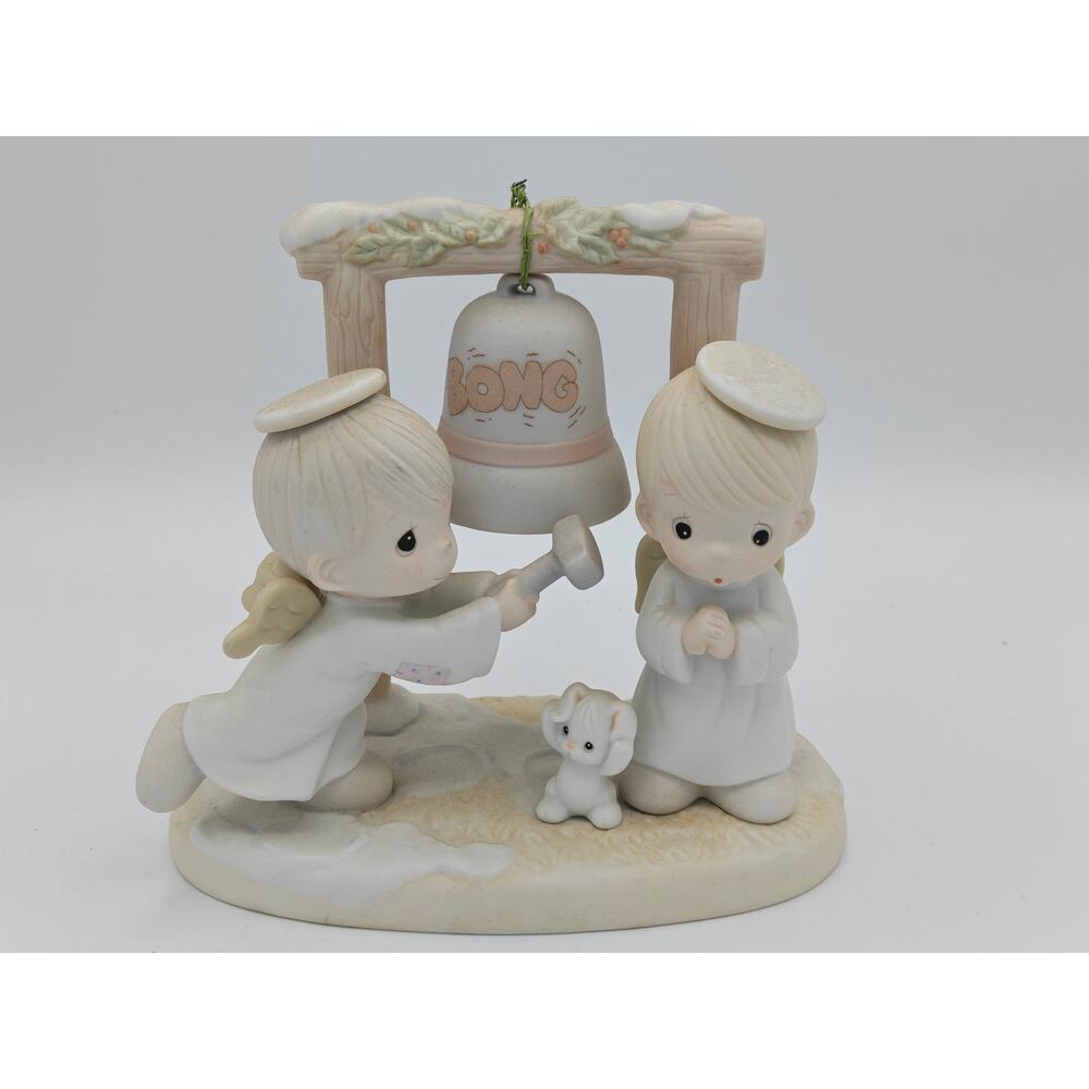 Precious Moments 525898 Ring Those Christmas Bells Enesco 1992 Figurine